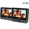 DJIX PVS 702-40LSM TWIN Portable DVD Player & Screen